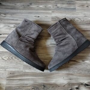 Igi&co Gray Suede Slouch Boots size 40